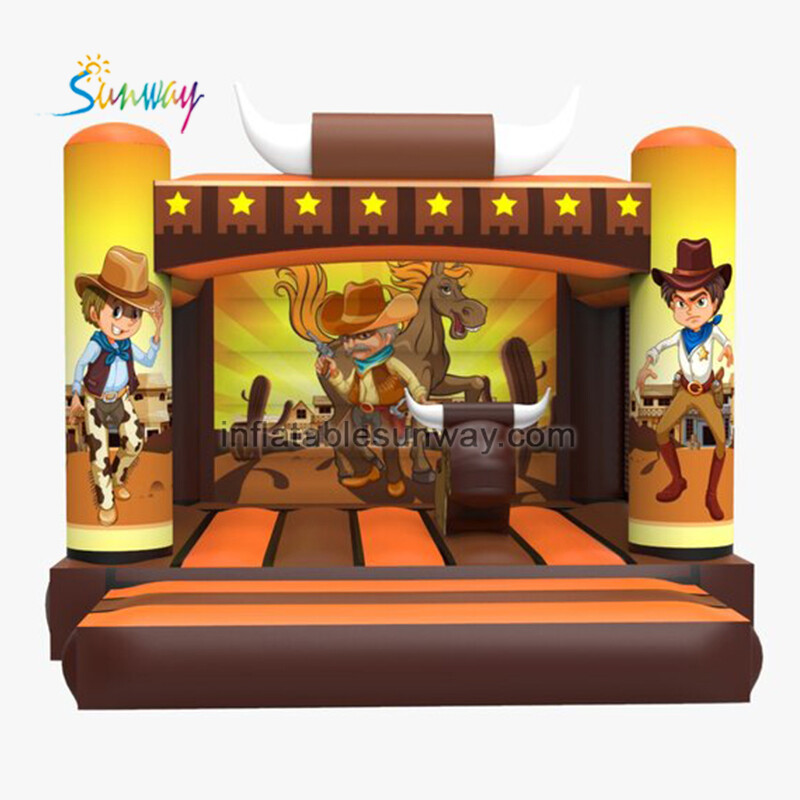 Inflatable Cow Boy Theme Park